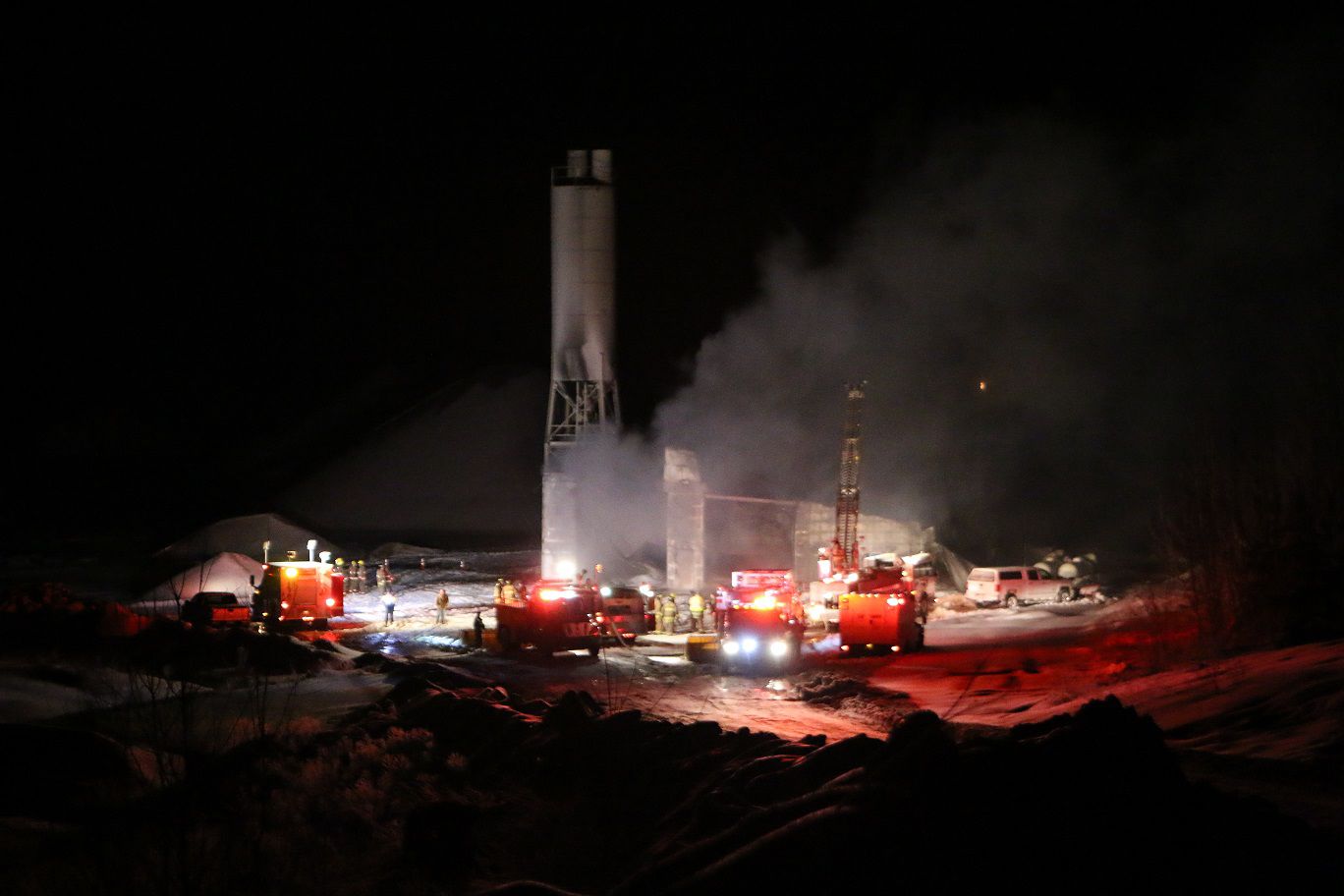 Fire scene